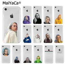 MaiYaCa Billie Eilish мягкий чехол для телефона из ТПУ чехол для Apple iPhone 8 7 6 6S Plus X XS MAX 5 5S SE XR мобильных телефонов