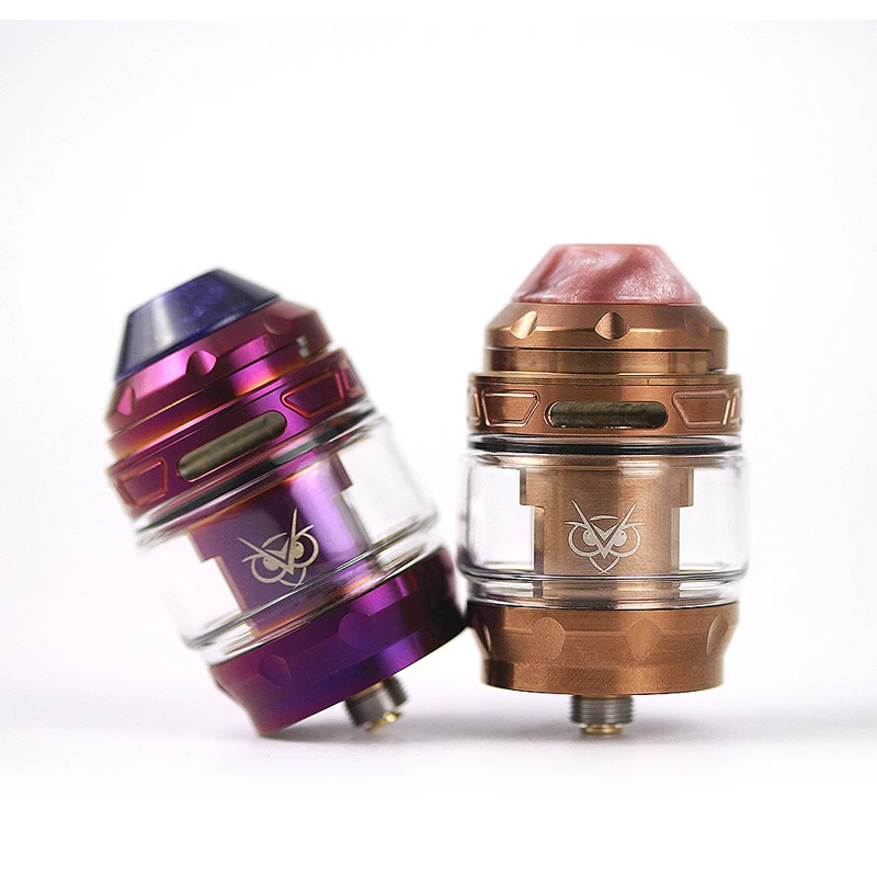 Оригинальный атомайзер Advken OWL Sub Ohm 4 мл Сова 25 мм с сетчатой катушкой 810 PEI