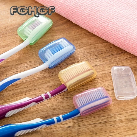 

Hot Storage Box 5pcs Make Up Box Travel Headgear Toothbrush Head Protective Cover Travel Storage Organizer Tooth Box Plastic Box