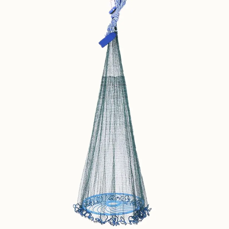 

Finefish Strong Multifilament Line Fishing Net USA Cast Net With Frisbee Easy Throw Catch Fish Net Small Mesh Hand Throw Network