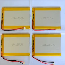 Großhandel 10 stücke Lipo Batterie 3,7 v Lithium-Polymer-Lithium Li-polymer-akku 4000 MAH Für Hubschrauber Telefon Smartwatch Kopfhörer