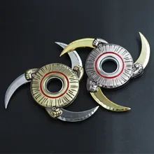 Один кусок Lufei Складной поворотный сюрикен, вращающийся подшипник дартс, аниме оружие модели игрушки, игрушечный нож, подарки для детей