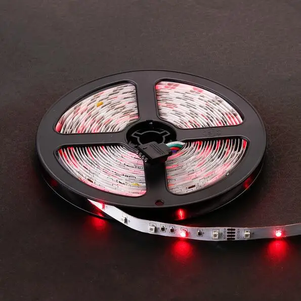 Светодиодная лента 3528 RGB 5 метров 300 светодиодов 12 В высокая яркость гибкая