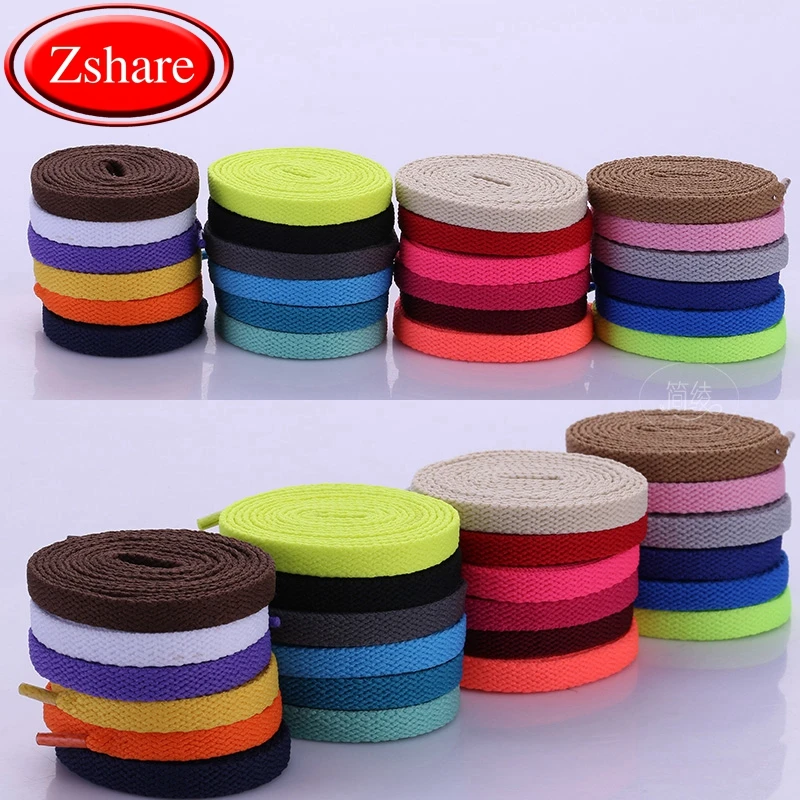 1 Pair Polyester Flat Shoe laces Double Hollow Woven Shoelaces 100CM / 120CM / 140CM / 160CM Thicken Non-slip Shoe lace