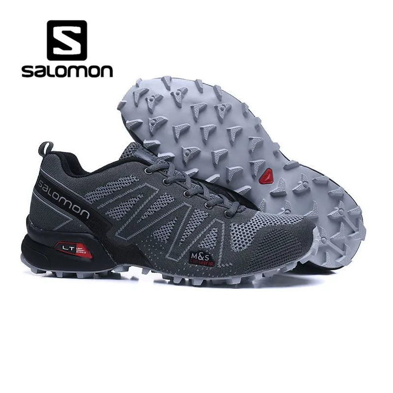 

2018 Salomon SHOES SPEEDCROSS 3.5 flyknit support Zapatos Hombre jogging Shoe VENTILATION Sneakers Men mesh Shoes BIG SIZE40-46