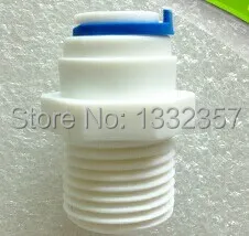 

Free shipping 10 Pcs/lot ,1/2" external thread to 3/8"mm hose quick connect for PE pipe,water pipe connector,plastic fittings