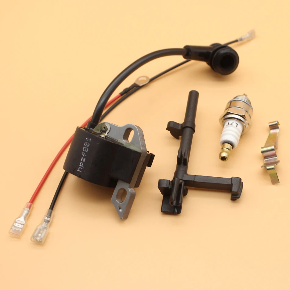 Ignition Coil Switch Shaft Spring Spark Plug Kit For STIHL 017 018