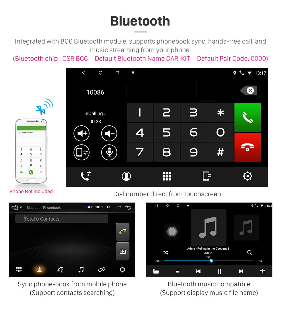 Excellent Seicane Android 8.1 GPS Navigation Stereo for 2016 2017 Renault Kadjar 9" Car Auto radio Support TV Tuner Steering Wheel Control 15