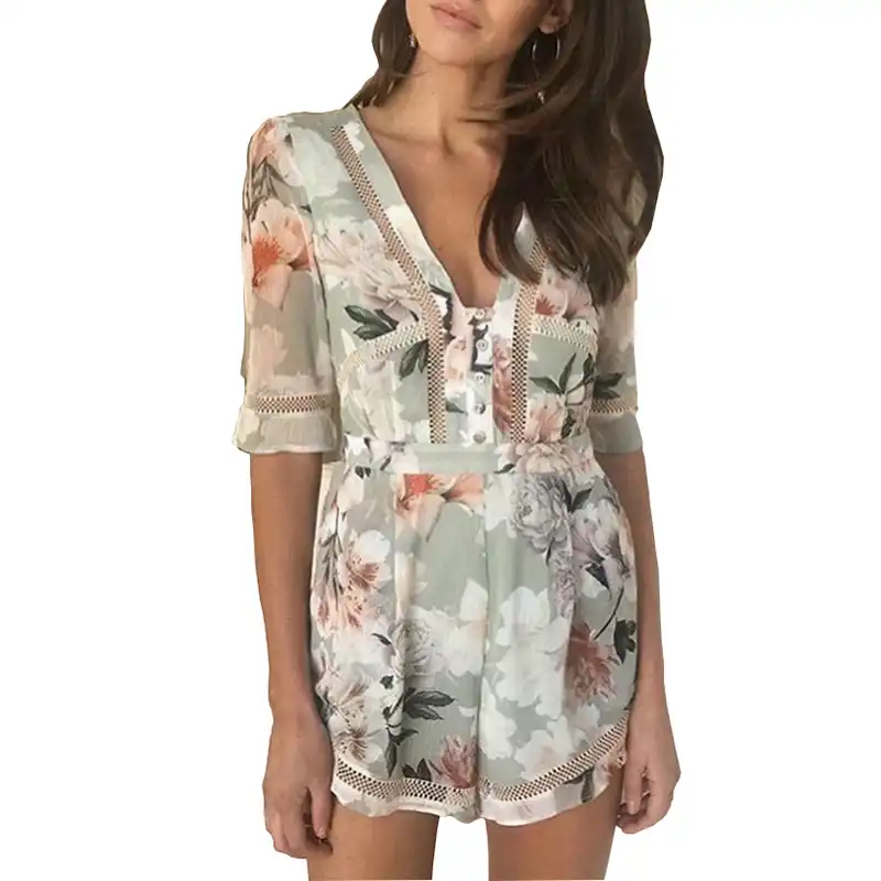 flowery jumpsuit