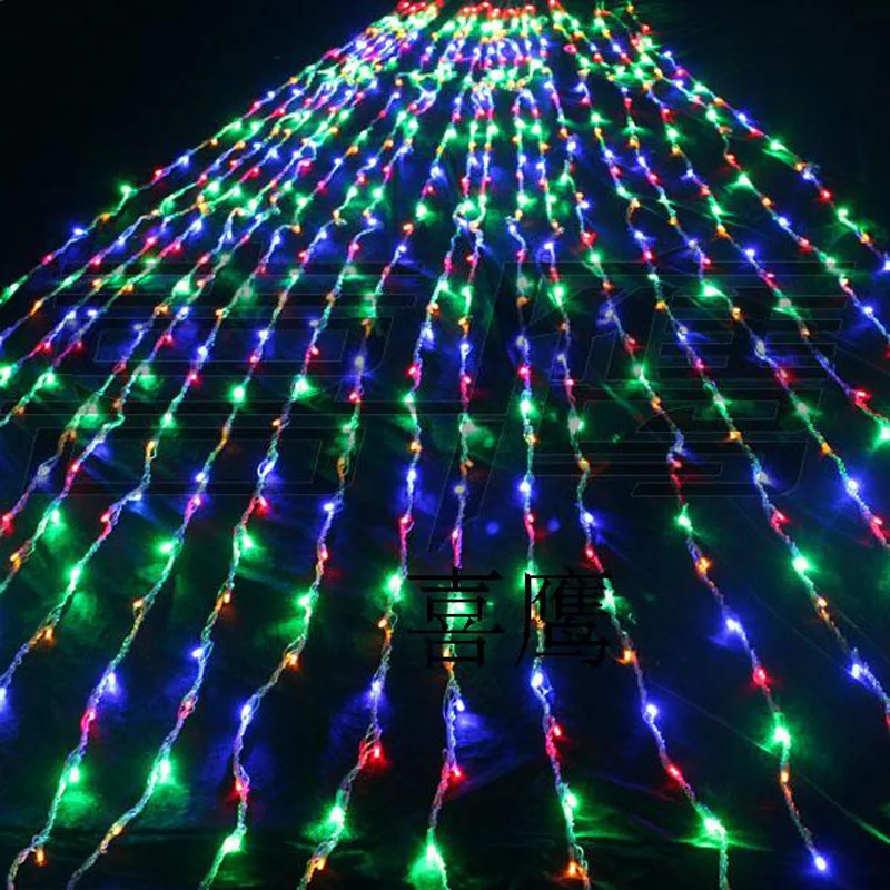 6x3m 3x3m Waterfall LED Curtain Lights Christmas Lights Outdoor/Indoor