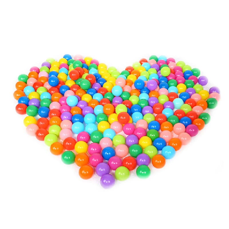 

100pcs/lot Eco-Friendly Colorful Soft Plastic Water Pool Ocean Wave Ball Baby Funny Toys Stress Air Ball Outdoor Fun Sports