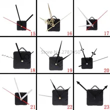 Stille Grote Wandklok Quartz Klok Movement Mechanism Handen Klok Reparatie Tool Onderdelen Kit Set Diy 27 Soorten