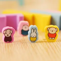 Kawaii Мультфильм Животных Ластик милый творческий красочный резинкой для коррекции подарок для детей корейский Канцелярские школа питания