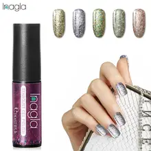 Inagla звездная серия лак для ногтей 5 мл красный золотой синий замочить от УФ гель лак клей маникюрный лак для ногтей