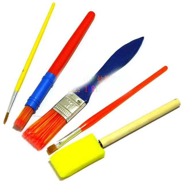 School Paint Brushes School Paint Brushes