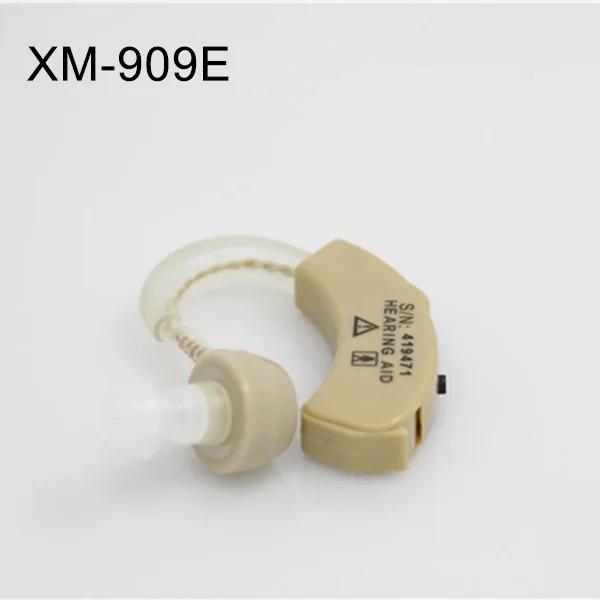 Регулируемый Повышение слуховые аппараты XM-909E удобный голос усилитель звука ухо слуховой аппарат за ухом слышите устройства