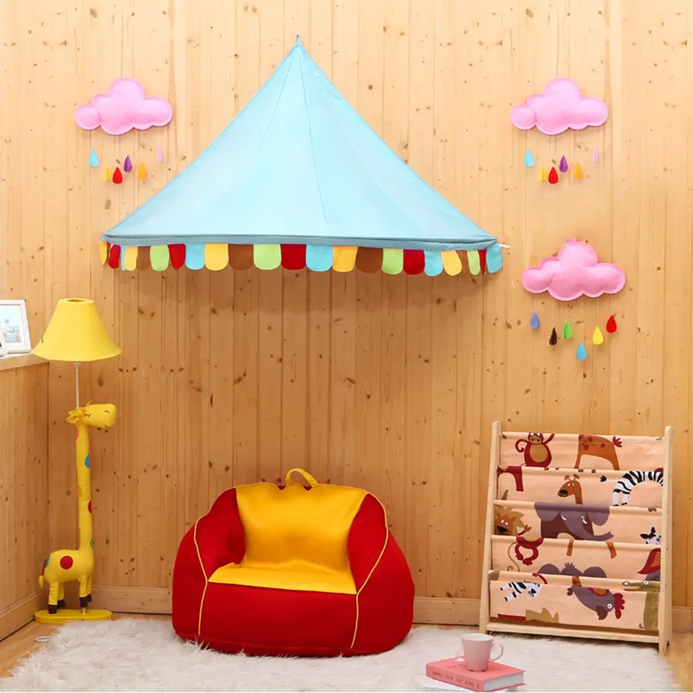 

Outad Children Kids Play Tent With Carrying Bag Foldable Breathable Oxford Cloth For Children'S Bedside Game Toy Area