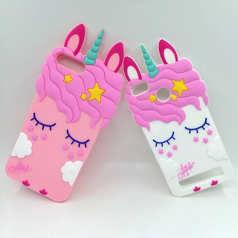 Fashion 3D Cute Unicorn Case For iPhone 5 5S SE 6 6S 7 8 Plus X For