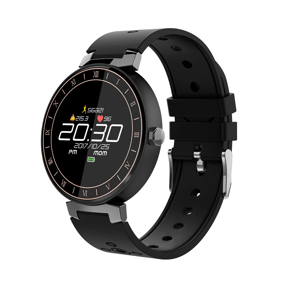 

Fashion Luxury Top Band Multifunctional Blood Pressure Heart Rate Smart Watch Bracelet for Android iOS