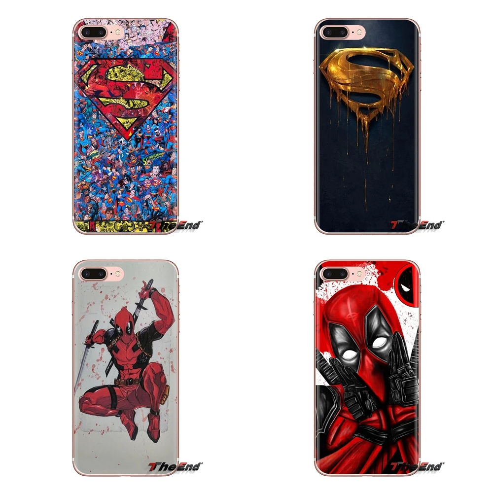 

Silicone Skin Case Hero SuperMan Iron Man Deadpool For LG Spirit Motorola Moto X4 E4 E5 G5 G5S G6 Z Z2 Z3 G2 G3 C Play Plus Mini