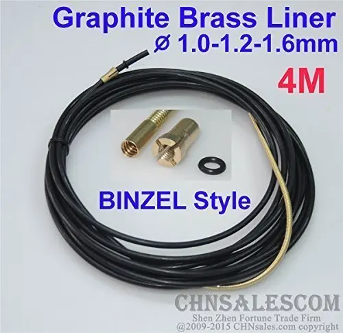 

CHNsalescom Europe Style Graphite with Brass Liner & Cooper Terminal 1.0-1.6mm Wire 4M 13ft