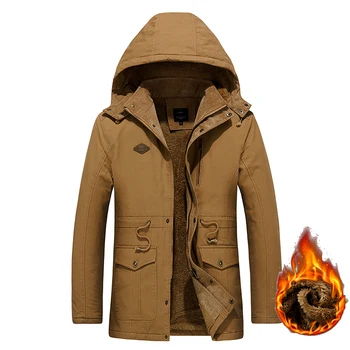 

2019 New Casual Thick Hooded Campera Hombre Invierno
