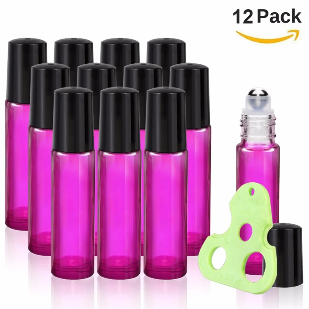 Download 10ml Metallized Roller Bottle Mockup