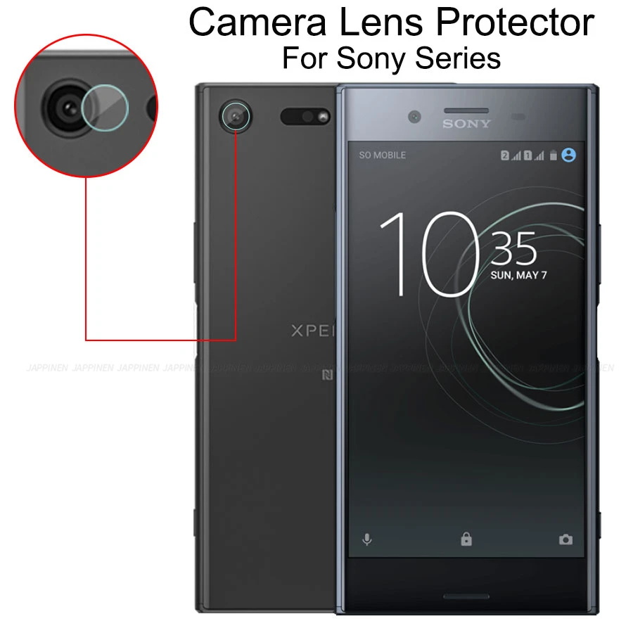 2.5D сзади Камера объектив Стекло протектор для sony Xperia XZ2 компактный XZS XZ premium Z2 Z3 Z4 Z5