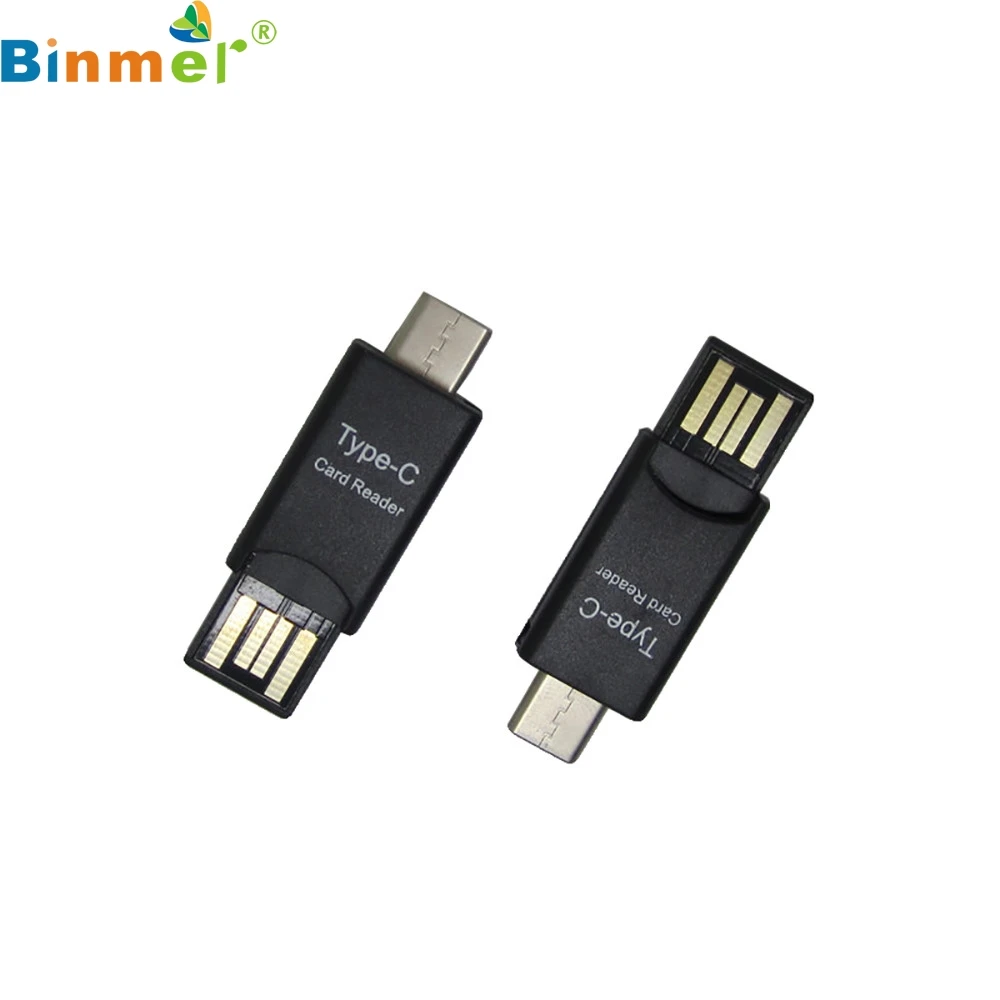 Адаптер хоста USB 2 0 Type C OTG Устройство для чтения карт Micro SD ноутбука ПК телефона