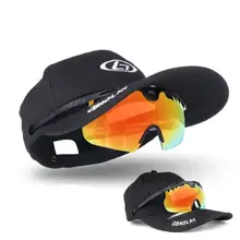 Мужские/женские поляризационные солнцезащитные очки+ шляпа костюм спортивные рыболовные солнцезащитные очки аксессуары Pesca спортивные велосипедные очки для улицы