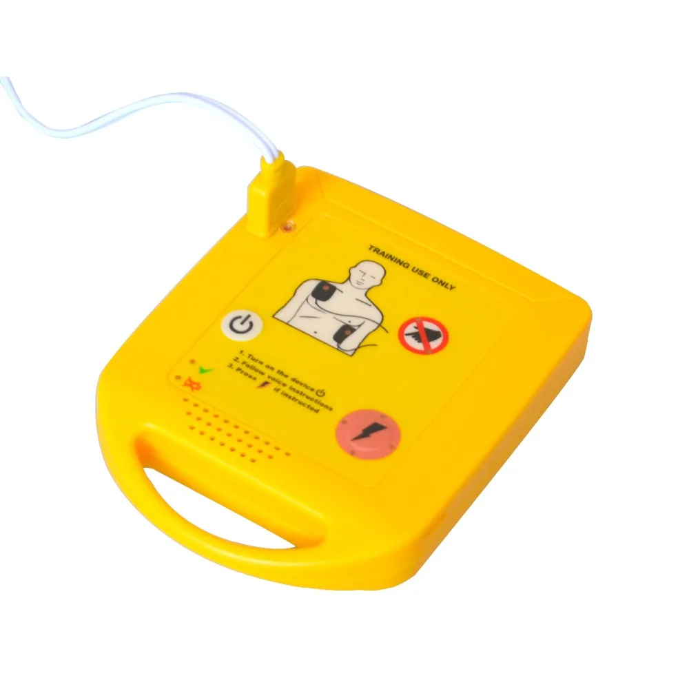1 компл. AED тренажер автоматизированный кардиоплегочный реанимационный тренировочный прибор без сменной языковой карты для экстренных ситуаций