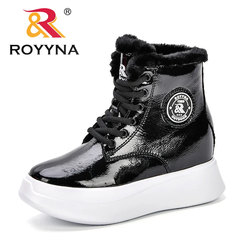 

ROYYNA High Top Fashion Sneakers Women Breathable Synthetic Platform Shoes Tenis Feminino Casual Shoes Women Increasing Height