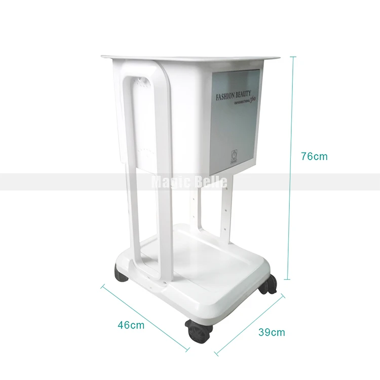 

2019 New 100kg Trolley Salon Use Pedestal Rolling Cart Wheel Aluminum Stand Beauty Tools