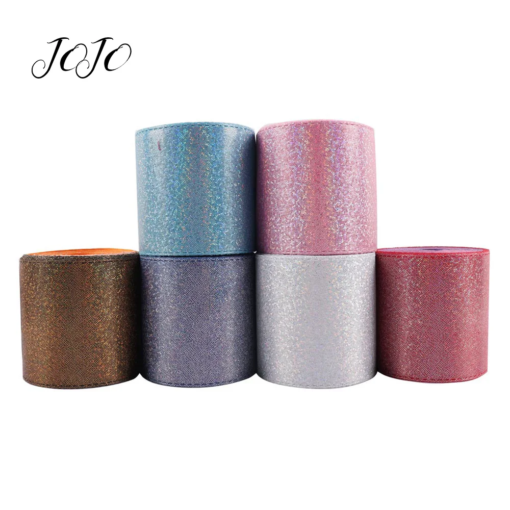 Кожаная лента JOJO BOWS 75 мм 2y для рукоделия однотонная Лазерная Лента свадьбы