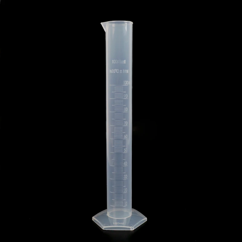 Delidge 10/25/50/100ml Plastic Measuring Cylinder accurate Cooking Kitchen School Chemistry Laboratory Tools measurement Tool - Цвет: 100ml