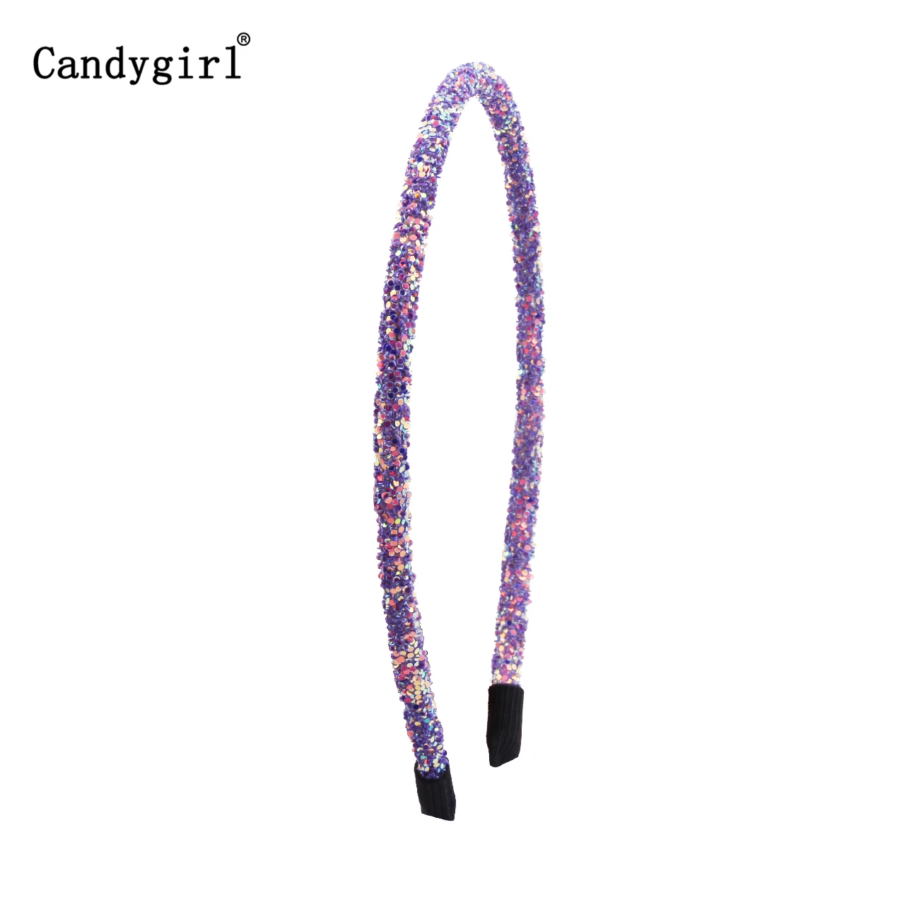 8pcs Children Glitter Shiny Sequins Headband Novelty Hair Bands Hair Hoop for Girls Women Girls Headbands Halloween Headdress large hair clip