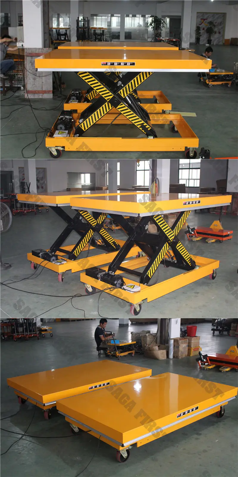1000kg scissor lift