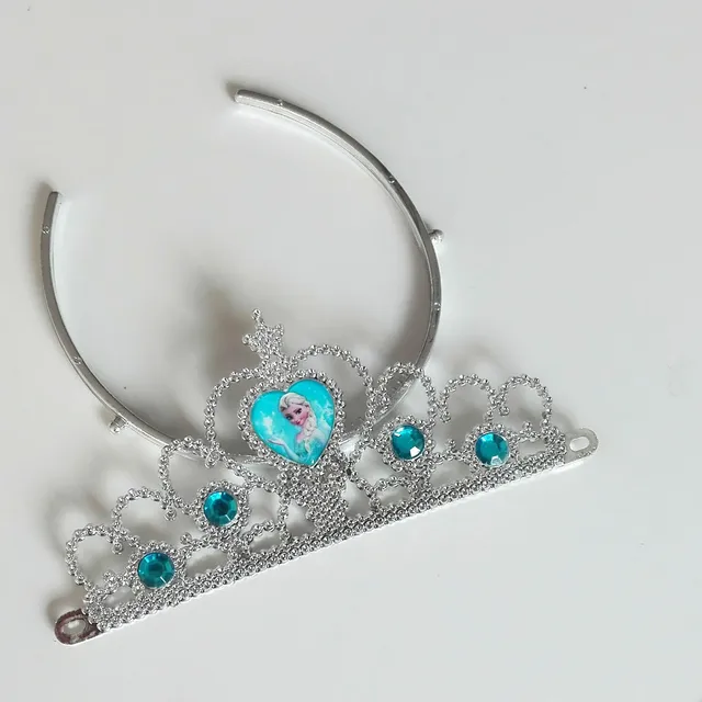 Ice And Snow Princess/Anna And Elsa Cartoon Theme Headwear Baby Shwer Favor Party Decoration Girl Birthday Supply01