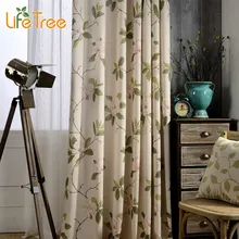 Elegant Peony Printed Modern Blackout Curtains For Bedroom Living Room Window Drapes Balcony Curtain Custom Made