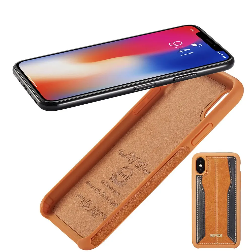 

Slim TPU Leather Case for Galaxy S9 S9plus Two-Color Fashion Protection Phone Shell Cover for iPhone 6 6S 7 8 Plus X Xr Xs Max