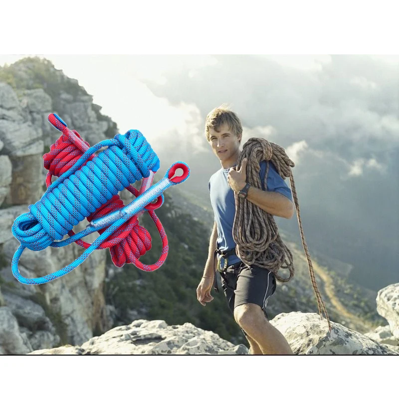 Double Hook AerialWork Safety Ropes Outdoor Rock Climbing Rope Hiking