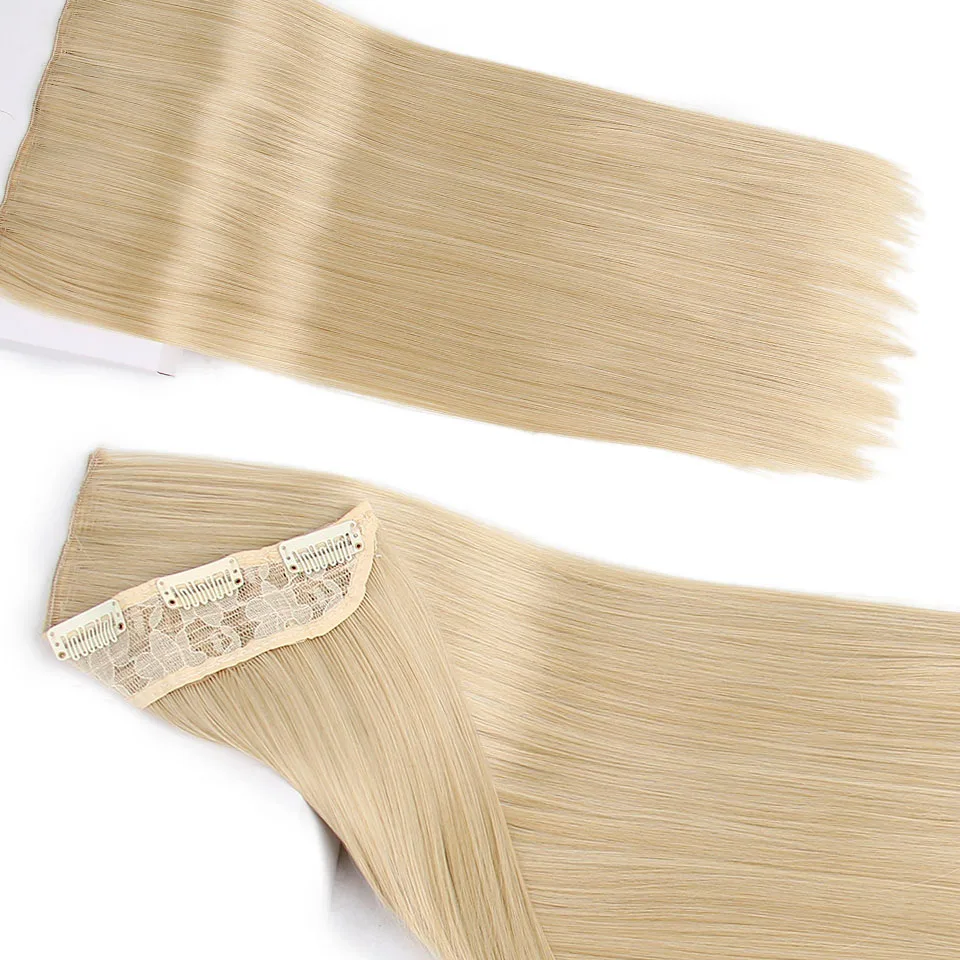  AISI BEAUTY 22'' 26'' Long Straight Women Clip in Hair Extensions Black Brown Blonde Natural Hair S