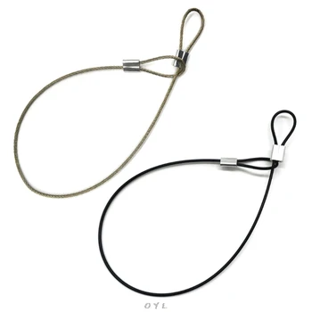 

Safety Strap Stainless Steel Tether Lanyard Wrist Hand 30cm For GoPro Camera New
