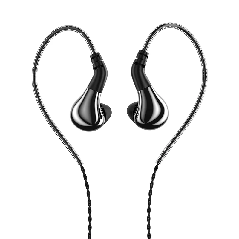 BLON BL-03 10mm Carbon Diaphragm Dynamic Driver In Ear Earphone HIFI DJ Running Sport Earphone Earbuds for ZS10 ZSN PRO CCA - Цвет: silver no mic