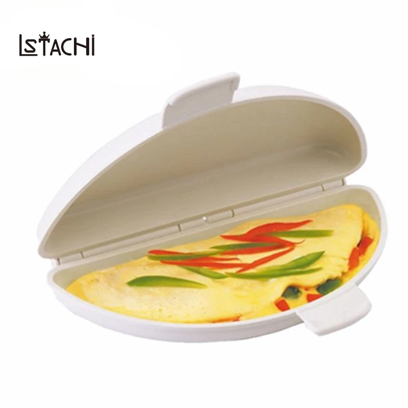 LSTACHi Портативный кухонные принадлежности микроволновая печь омлет плита сковорода Microweavable плита омлет Яйца Пароход