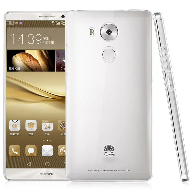 

for Huawei Mate 8 New Arrival Ultra Thin Transparent Dirt-Resistant Plastic Crystal Clear Hard Back Cover Case for HUAWEI Mate 8