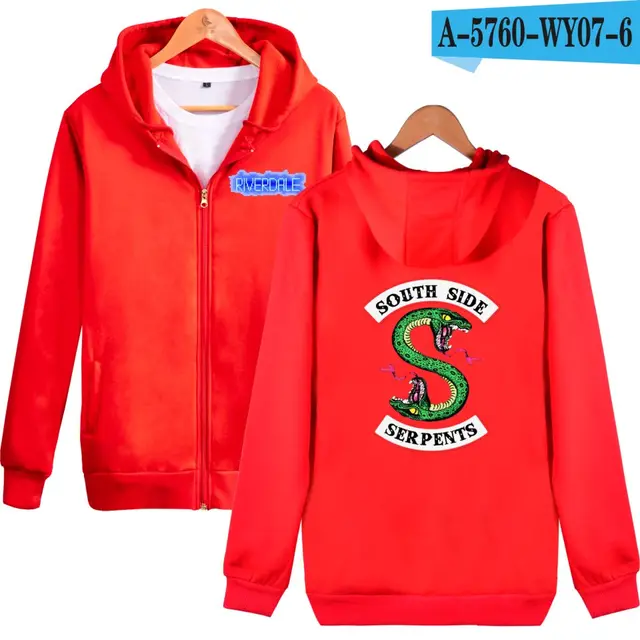 riverdale zip up hoodie