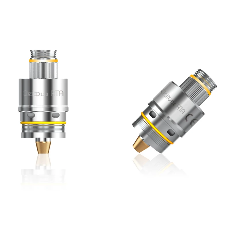 Original Aspire Cleito 120 RTA System High Quality RTA System Dual coil velocity-style Deck DIY for E Cigarette Cleito 120 Tank 04