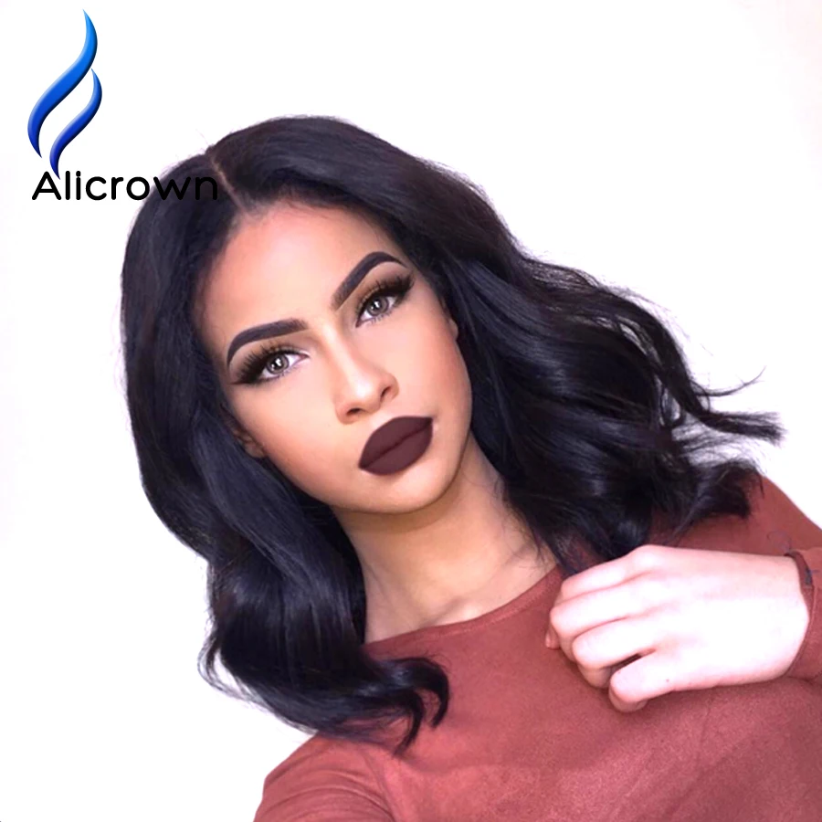 130 150 180 Density Full Lace Human Hair Wigs For Black Women Virgin Brazilian Body Wave