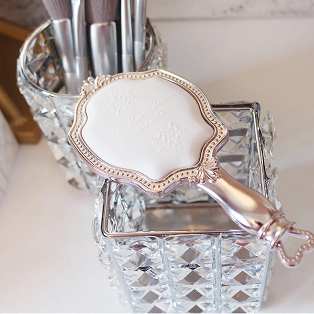 Сейлор Мун макияж рук косметическое зеркало принцессы мини Макияж кристалл зеркало символ руки зеркало для макияжа подарок с розовым сумка